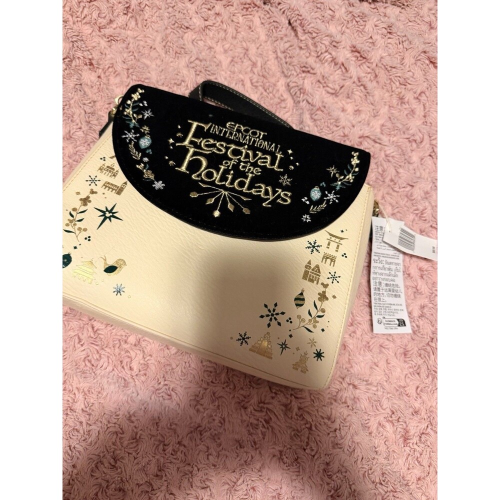 2023 Disney Epcot International Festival Of The Holidays Loungefly Bag Purse NEW